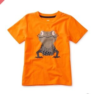 Tea Collection Desert Lizard Cotton Tee, kids size 7, NWOT